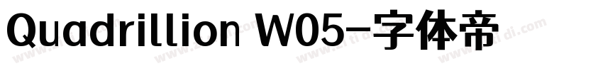 Quadrillion W05字体转换